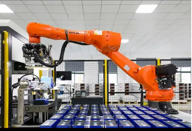 Robot production line